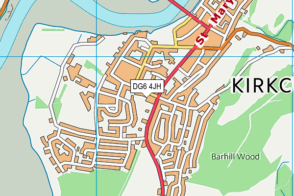 DG6 4JH map - OS VectorMap District (Ordnance Survey)