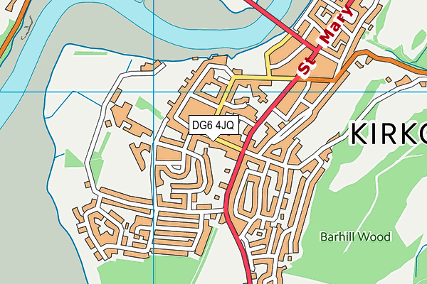 DG6 4JQ map - OS VectorMap District (Ordnance Survey)