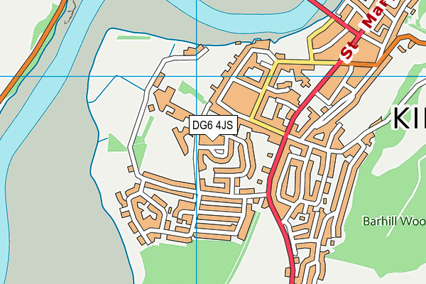 DG6 4JS map - OS VectorMap District (Ordnance Survey)