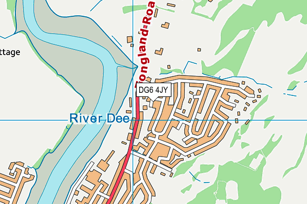 DG6 4JY map - OS VectorMap District (Ordnance Survey)