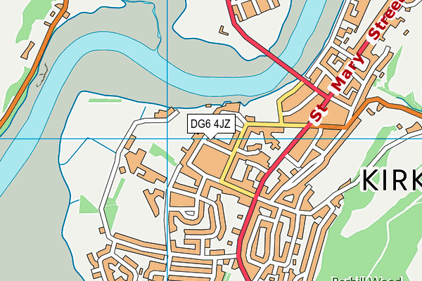 DG6 4JZ map - OS VectorMap District (Ordnance Survey)