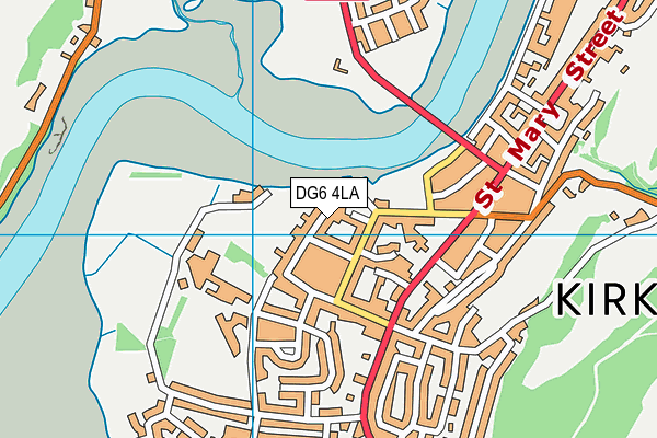 DG6 4LA map - OS VectorMap District (Ordnance Survey)