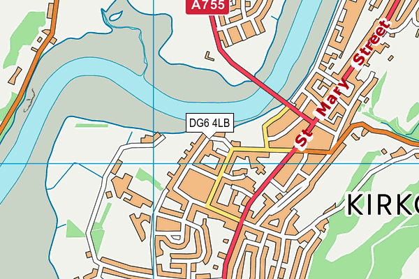 DG6 4LB map - OS VectorMap District (Ordnance Survey)