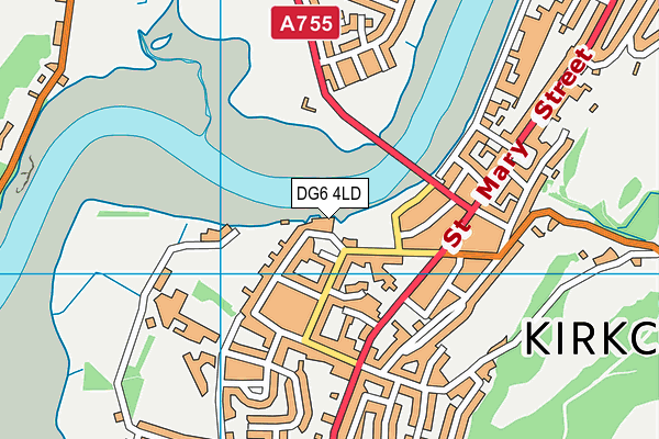 DG6 4LD map - OS VectorMap District (Ordnance Survey)