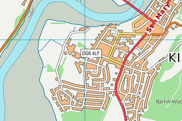 DG6 4LF map - OS VectorMap District (Ordnance Survey)