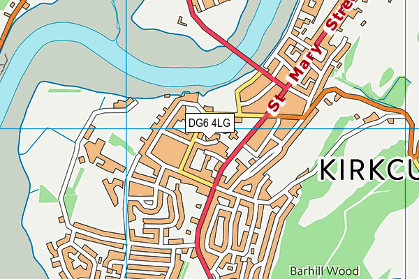 DG6 4LG map - OS VectorMap District (Ordnance Survey)