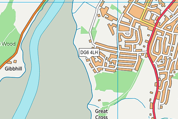 DG6 4LH map - OS VectorMap District (Ordnance Survey)