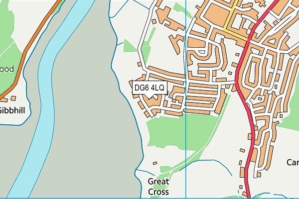DG6 4LQ map - OS VectorMap District (Ordnance Survey)