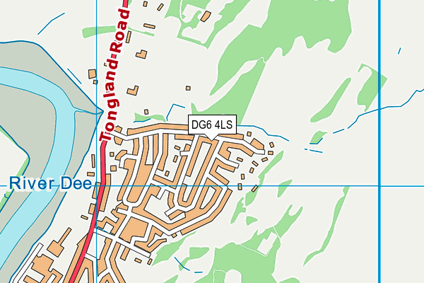 DG6 4LS map - OS VectorMap District (Ordnance Survey)