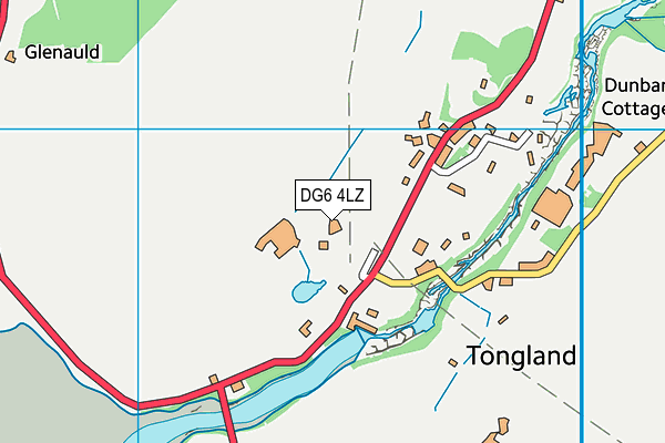 DG6 4LZ map - OS VectorMap District (Ordnance Survey)