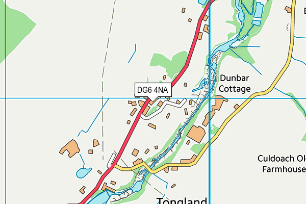 DG6 4NA map - OS VectorMap District (Ordnance Survey)