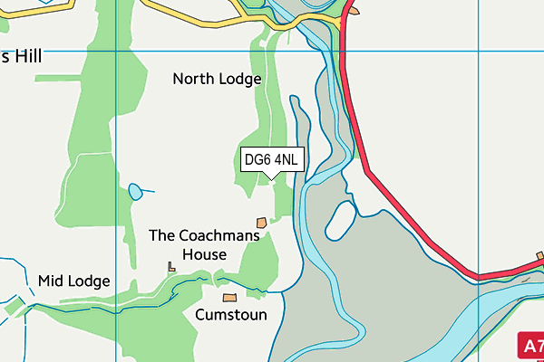 DG6 4NL map - OS VectorMap District (Ordnance Survey)