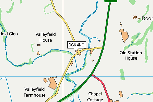 DG6 4NQ map - OS VectorMap District (Ordnance Survey)