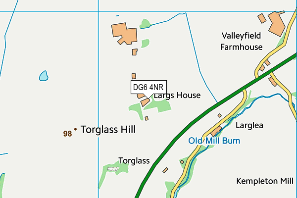 DG6 4NR map - OS VectorMap District (Ordnance Survey)