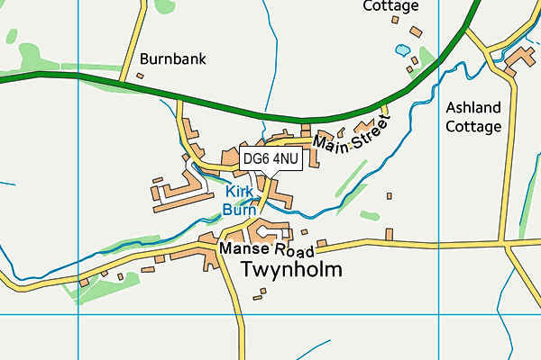 DG6 4NU map - OS VectorMap District (Ordnance Survey)