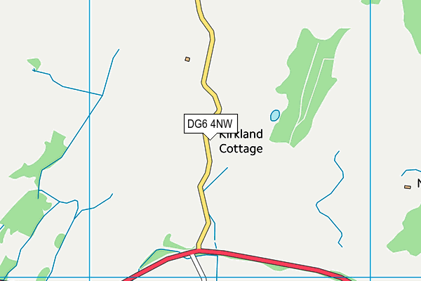 DG6 4NW map - OS VectorMap District (Ordnance Survey)