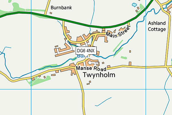 DG6 4NX map - OS VectorMap District (Ordnance Survey)