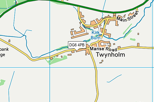 DG6 4PB map - OS VectorMap District (Ordnance Survey)