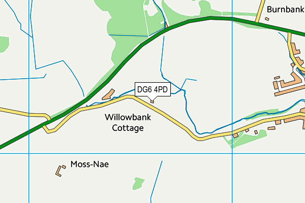 DG6 4PD map - OS VectorMap District (Ordnance Survey)