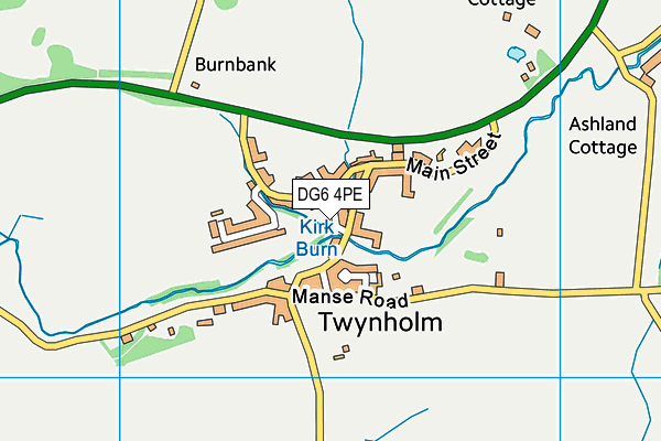 DG6 4PE map - OS VectorMap District (Ordnance Survey)