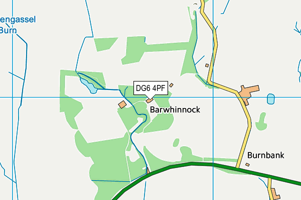 DG6 4PF map - OS VectorMap District (Ordnance Survey)