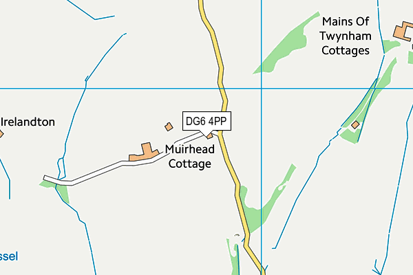 DG6 4PP map - OS VectorMap District (Ordnance Survey)