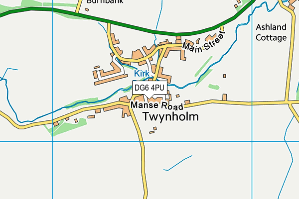 DG6 4PU map - OS VectorMap District (Ordnance Survey)