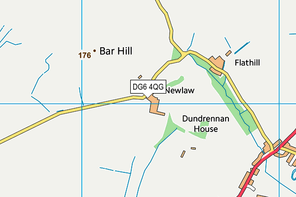 DG6 4QG map - OS VectorMap District (Ordnance Survey)