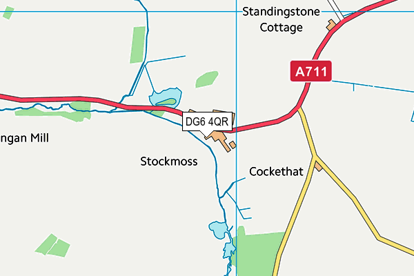 DG6 4QR map - OS VectorMap District (Ordnance Survey)