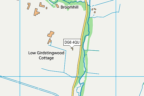 DG6 4QU map - OS VectorMap District (Ordnance Survey)