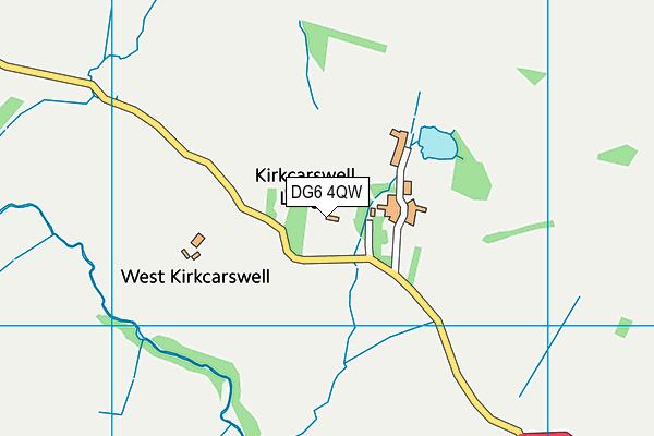 DG6 4QW map - OS VectorMap District (Ordnance Survey)