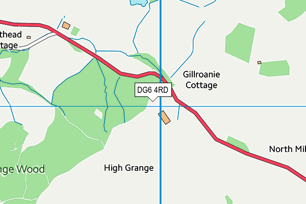 DG6 4RD map - OS VectorMap District (Ordnance Survey)