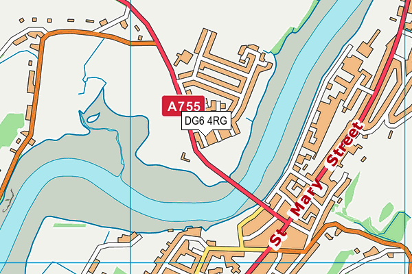 DG6 4RG map - OS VectorMap District (Ordnance Survey)