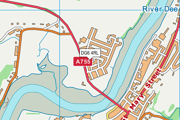 DG6 4RL map - OS VectorMap District (Ordnance Survey)