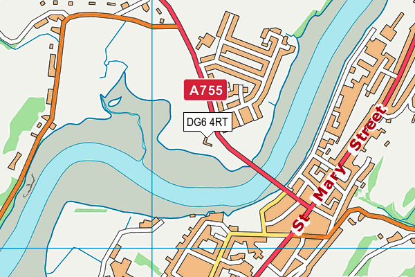DG6 4RT map - OS VectorMap District (Ordnance Survey)