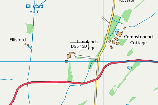 DG6 4SD map - OS VectorMap District (Ordnance Survey)