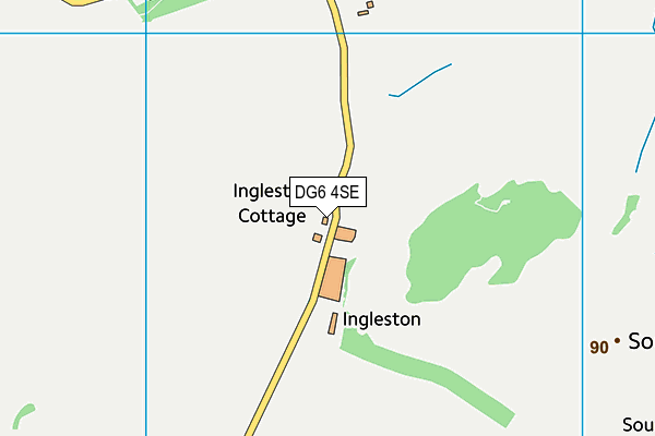 DG6 4SE map - OS VectorMap District (Ordnance Survey)