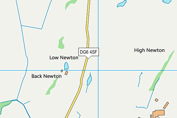 DG6 4SF map - OS VectorMap District (Ordnance Survey)