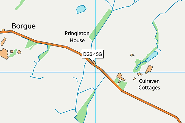 DG6 4SG map - OS VectorMap District (Ordnance Survey)