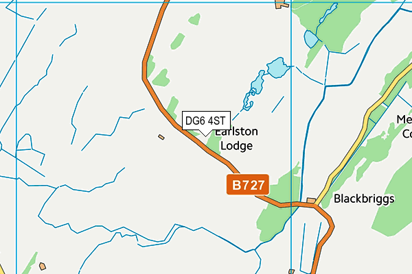 DG6 4ST map - OS VectorMap District (Ordnance Survey)