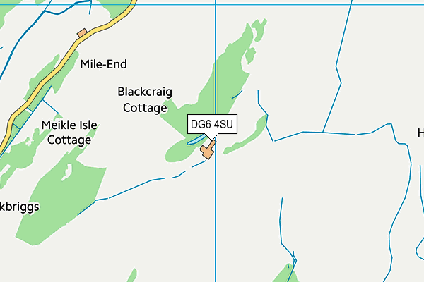 DG6 4SU map - OS VectorMap District (Ordnance Survey)
