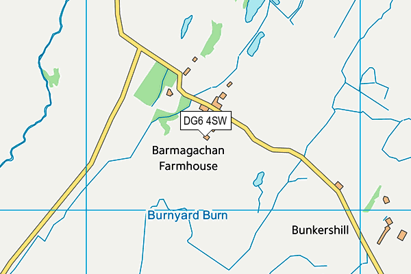 DG6 4SW map - OS VectorMap District (Ordnance Survey)