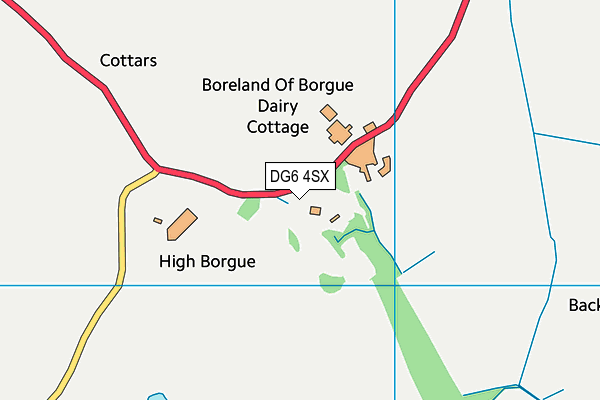 DG6 4SX map - OS VectorMap District (Ordnance Survey)