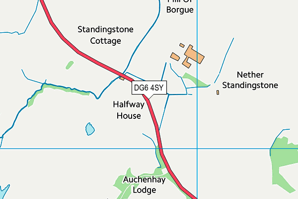 DG6 4SY map - OS VectorMap District (Ordnance Survey)