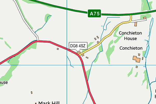 DG6 4SZ map - OS VectorMap District (Ordnance Survey)