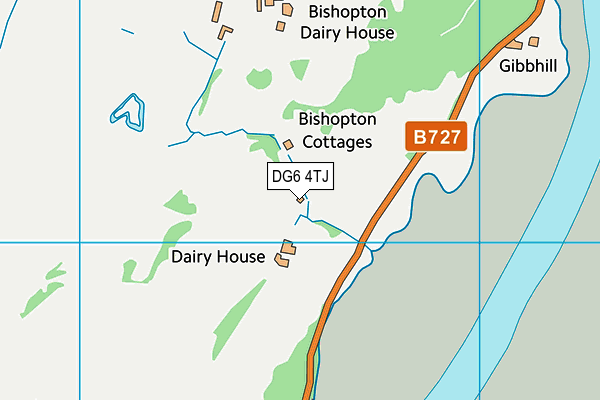 DG6 4TJ map - OS VectorMap District (Ordnance Survey)