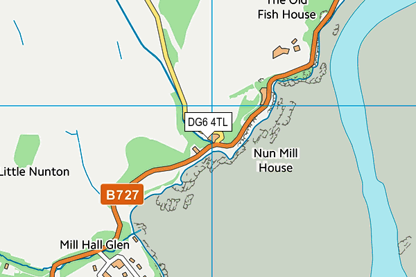 DG6 4TL map - OS VectorMap District (Ordnance Survey)