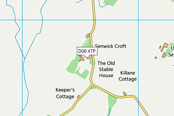 DG6 4TP map - OS VectorMap District (Ordnance Survey)