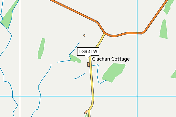 DG6 4TW map - OS VectorMap District (Ordnance Survey)