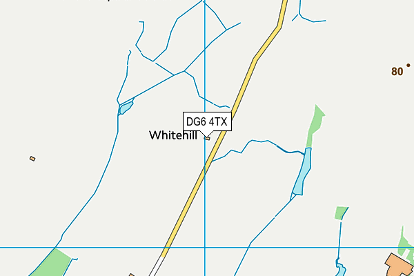 DG6 4TX map - OS VectorMap District (Ordnance Survey)